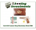 [SOLD] Colt 1911 ACE 22 LR Custom Shop Nickel RARE!